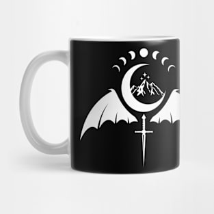 ACOTAR Wings and Crescent Mug